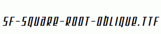 SF-Square-Root-Oblique.ttf