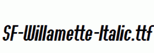 SF-Willamette-Italic.ttf