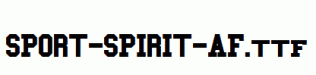 SPORT-SPIRIT-AF.ttf