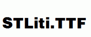 STLiti.ttf