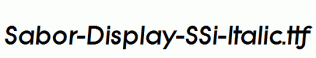 Sabor-Display-SSi-Italic.ttf
