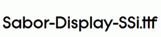 Sabor-Display-SSi.ttf