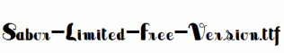 Sabor-Limited-Free-Version.ttf