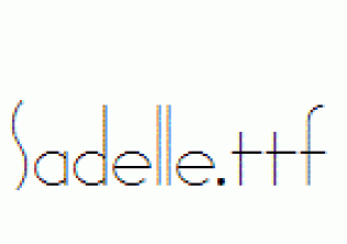 Sadelle.ttf