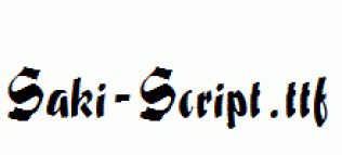 Saki-Script.ttf