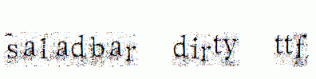 Saladbar-Dirty.ttf