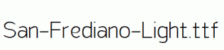 San-Frediano-Light.ttf