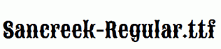 Sancreek-Regular.ttf