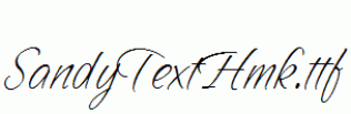 SandyTextHmk.ttf