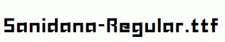 Sanidana-Regular.ttf