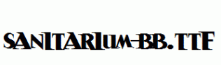 Sanitarium-BB.ttf