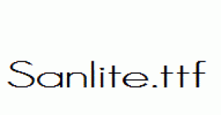 Sanlite.ttf