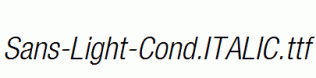 Sans-Light-Cond.ITALIC.ttf