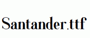 Santander.ttf