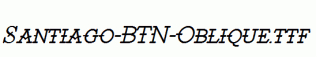 Santiago-BTN-Oblique.ttf