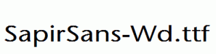 SapirSans-Wd.ttf