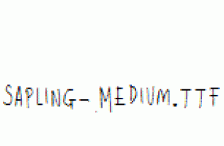Sapling-Medium.ttf