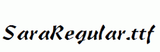 SaraRegular.ttf