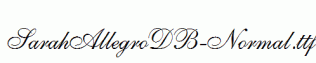 SarahAllegroDB-Normal.ttf
