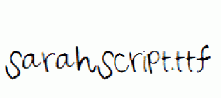 SarahScript.ttf