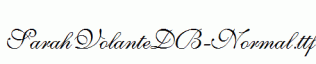 SarahVolanteDB-Normal.ttf