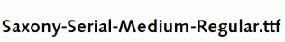 Saxony-Serial-Medium-Regular.ttf