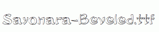 Sayonara-Beveled.ttf