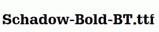 Schadow-Bold-BT.ttf
