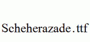 Scheherazade.ttf
