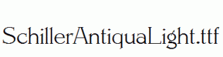 SchillerAntiquaLight.ttf
