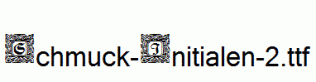 Schmuck-Initialen-2.ttf