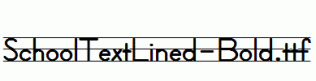 SchoolTextLined-Bold.ttf