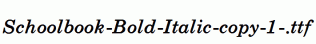 Schoolbook-Bold-Italic-copy-1-.ttf