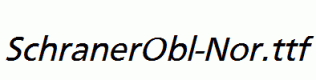 SchranerObl-Nor.ttf
