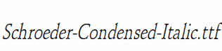 Schroeder-Condensed-Italic.ttf