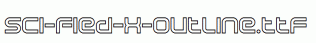 Sci-Fied-X-Outline.ttf