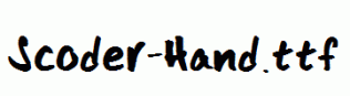 Scoder-Hand.ttf