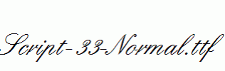 Script-33-Normal.ttf