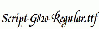 Script-G820-Regular.ttf