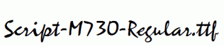 Script-M730-Regular.ttf