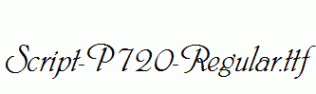 Script-P720-Regular.ttf