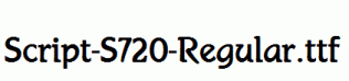 Script-S720-Regular.ttf