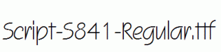 Script-S841-Regular.ttf