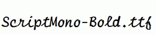 ScriptMono-Bold.ttf