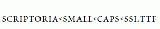 Scriptoria-Small-Caps-SSi.ttf