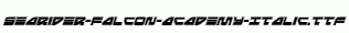 Searider-Falcon-Academy-Italic.ttf