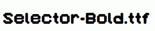 Selector-Bold.ttf