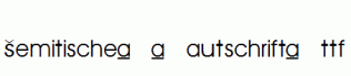 Semitische-Lautschrift.ttf