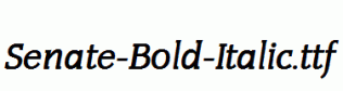 Senate-Bold-Italic.ttf