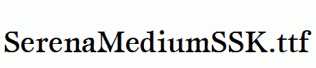 SerenaMediumSSK.ttf
